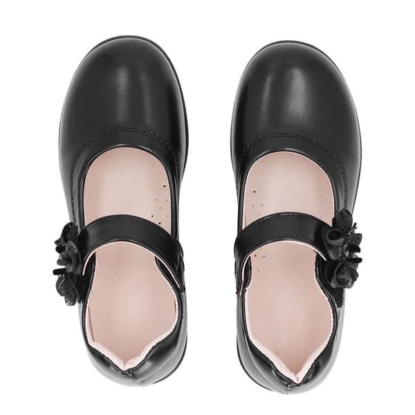 Mary Jane-sko til piger, skoleuniform, sort PU, komfortabel, moderigtig