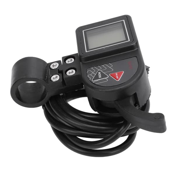 Elcykel-dashboard med LCD-display, 3 baggrundsbelysningsniveauer, vandtæt, 36V