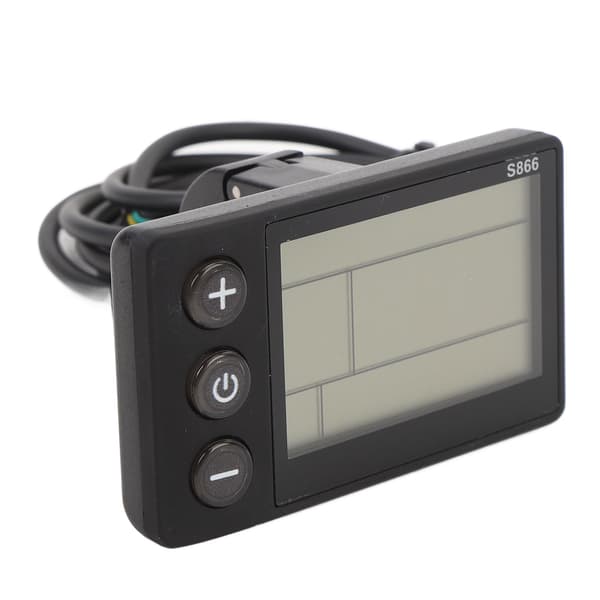 S866 LCD-displaymåler med belysning, vandafvisende, til elektrisk scooter, 5 ben