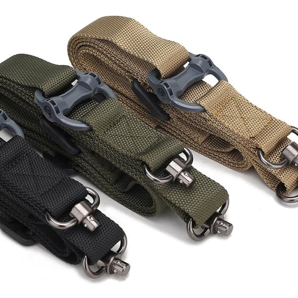 QD Sling Nylon 2-punkts snabbjustering med QD-rotation och skenfäste för gevär