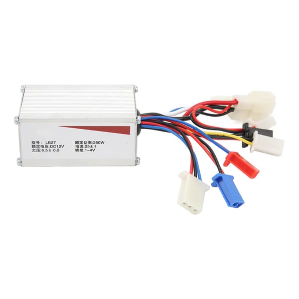 250W 12V Elcykelmotor Hastighedsregulator med Varmeafledningsknapafbryder