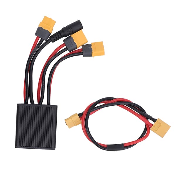 Dobbel batteriutladningsomformer 20V-72V 20A med ladekontakt parallellmoduladapter