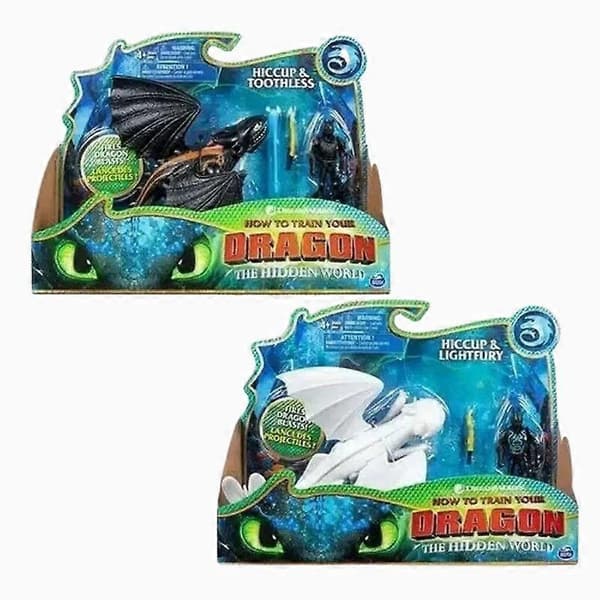 Draktränaren 3 HICKA TANDLÖS Actionfigurset Black
