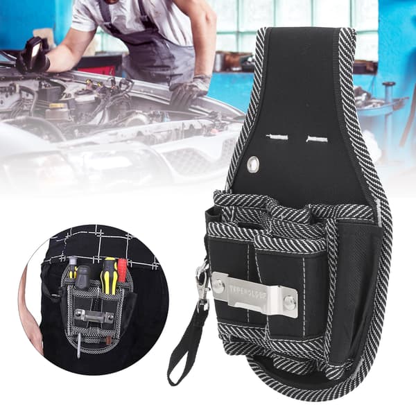 Multifunksjonell Elektriker Midjeveske med 9 Lommer, Laget av Slitesterk 600D Polyester