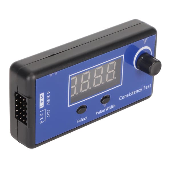 Digital RC Servo- og ESC-tester, konsistent ABS, praktisk for bil, fly, helikopter, båt