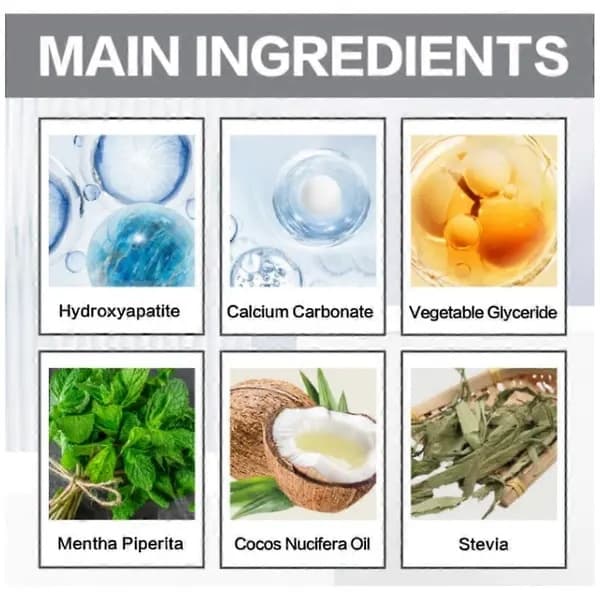 1-3x 7,5% Hap Nano-Hydroxyapatite Tandpasta Dybtrensende til Følsomme Tænder_Særlig gave...