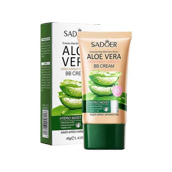 BB-kräm, tonad dagkräm med aloe vera, vattentät återfuktande foundation