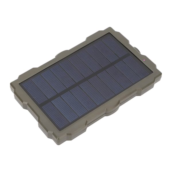 Bærbart solcellepanel 6V 1.5W 1700mAh vanntett lader for utendørskamera monokrystallinsk