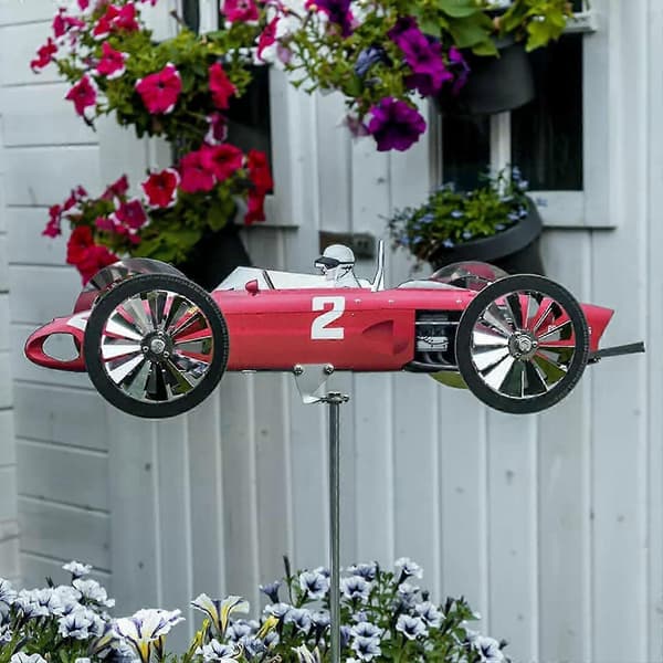 Hageracingvindmølle, hageroterende dekorativ vindmølle, hagevindmølle