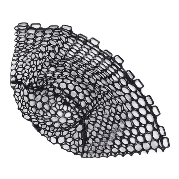 Udskiftningsfluefiskenet, dyb gummi, 32 cm, sort krypteret net