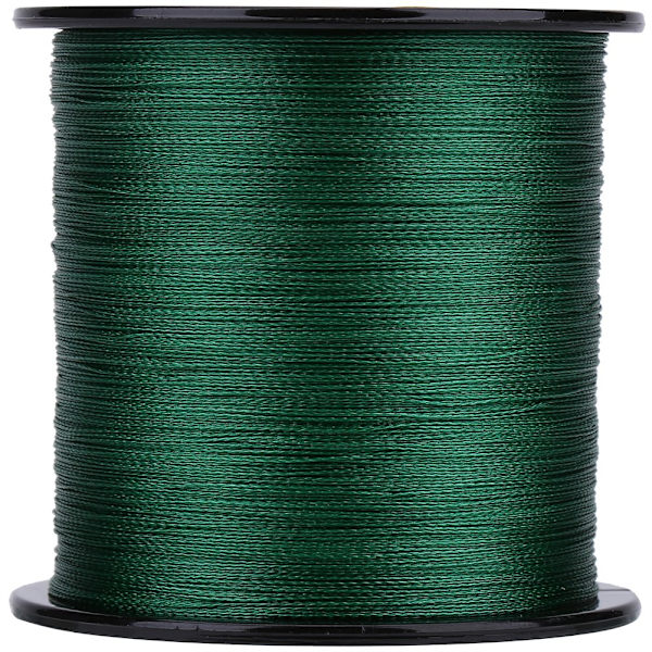 PE flätad fiskelina 4 trådar superstark 500m multifilament grön (1.5)