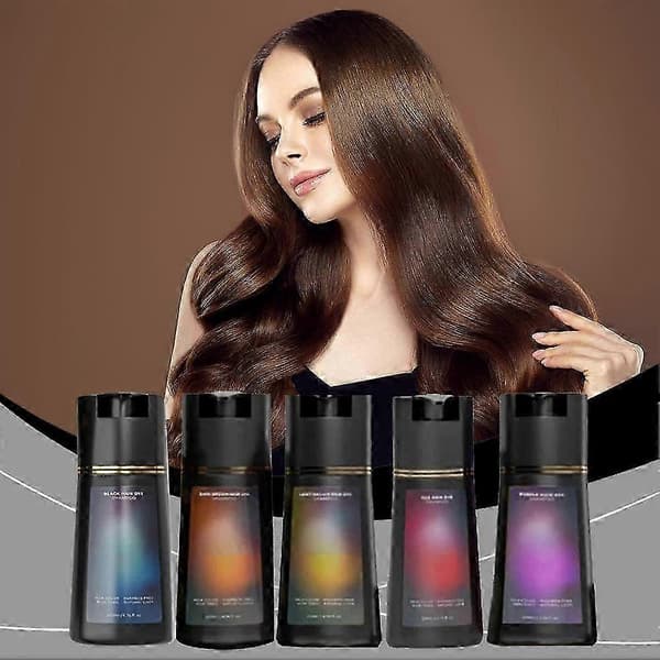 Polar Hårfarveshampoo & Polar Hårbalsamshampoo 200ml (Sort) black