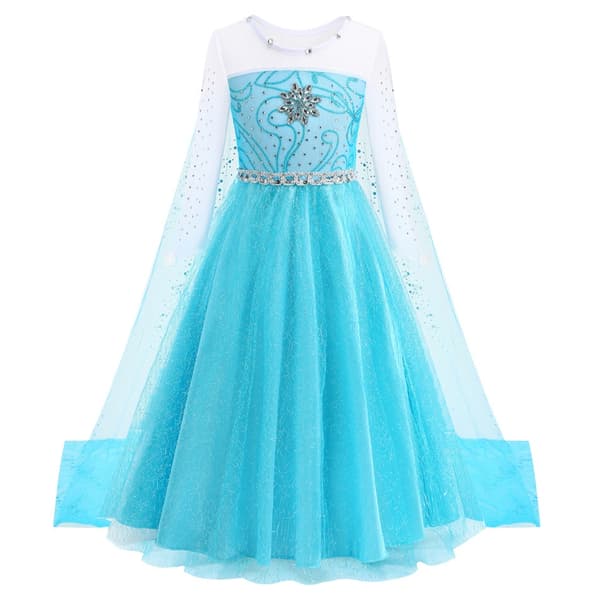 Elsa-klänningar för flickor Cosplay-dräkter Whbyv 140