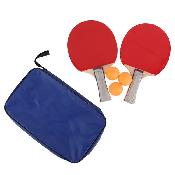 Bordtennisbat sæt med 2 bat, 3 bolde og opbevaringstaske