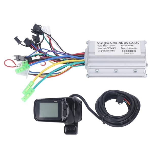 350W 36V 48V Borstlös Motorstyrenhet med LCD-panel S886 för Elcykel