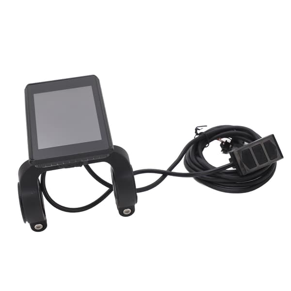 LCD-display til 24V 36V 48V 60V elcykel med forlygteinterface, ABS-materiale