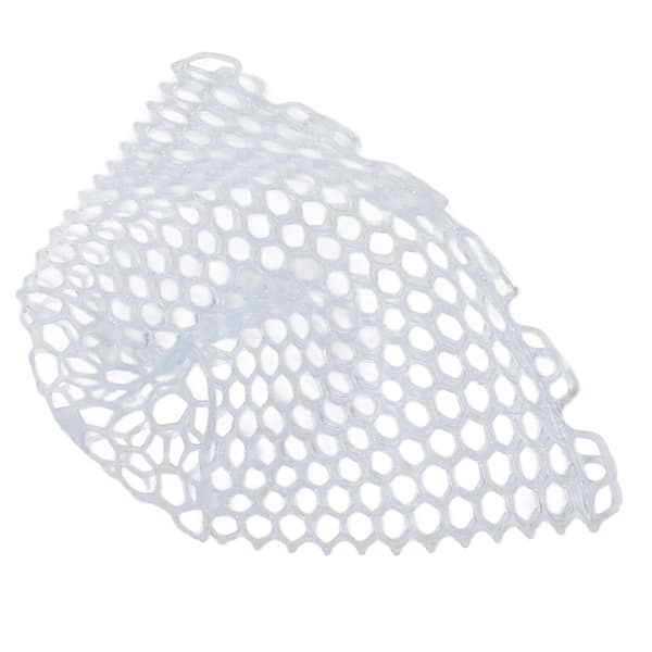 Håv for fluefiske, erstatningsgummi, sammenleggbar, 21 cm, hvit