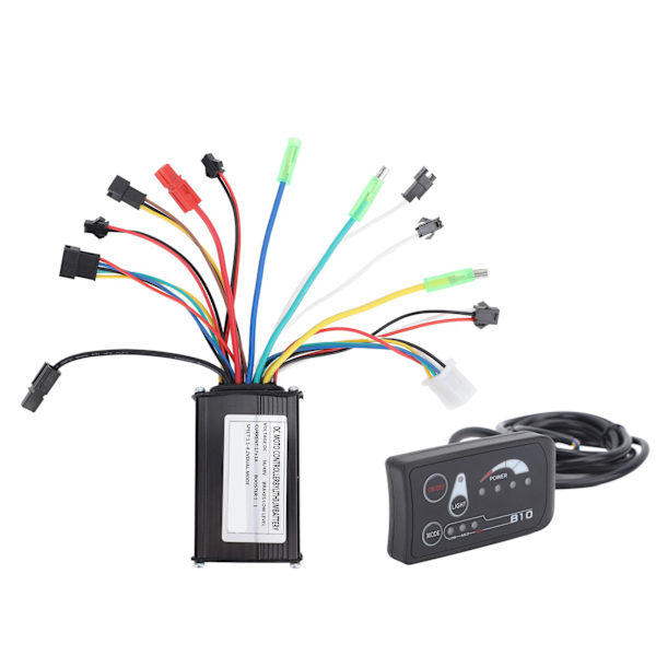 Elektrisk Cykel Controller Kit 3 Tilstande 17A med Panel S810 til 250W-350W DC 36V 48V Motor