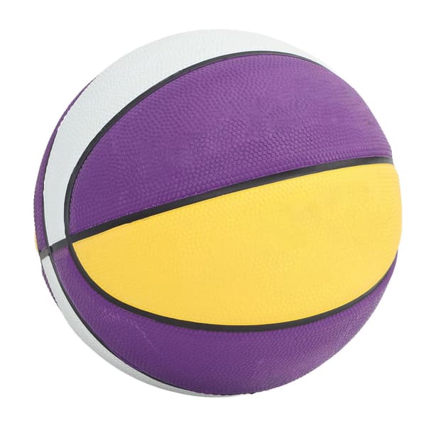 Slitesterk, pustende gummibasketball for ungdomstrening, størrelse 5 (22,6 cm).