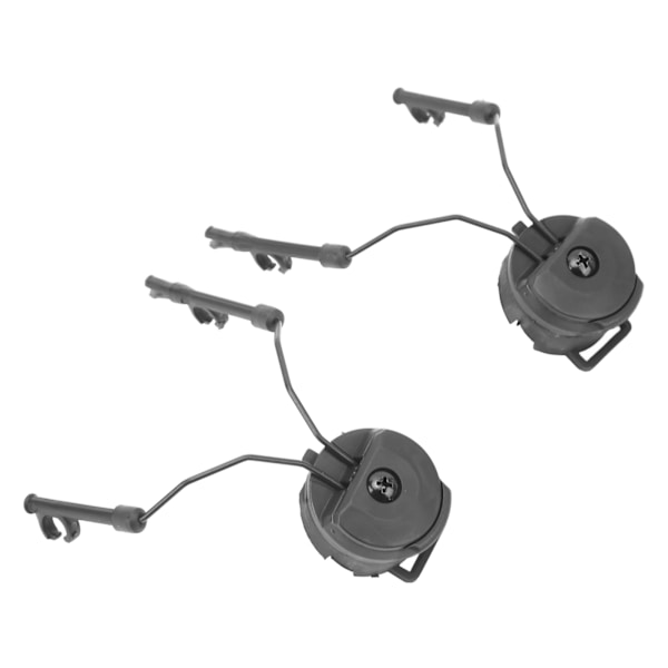 2PCS ABS Hjälmskenadapterfäste för sporthörlurar