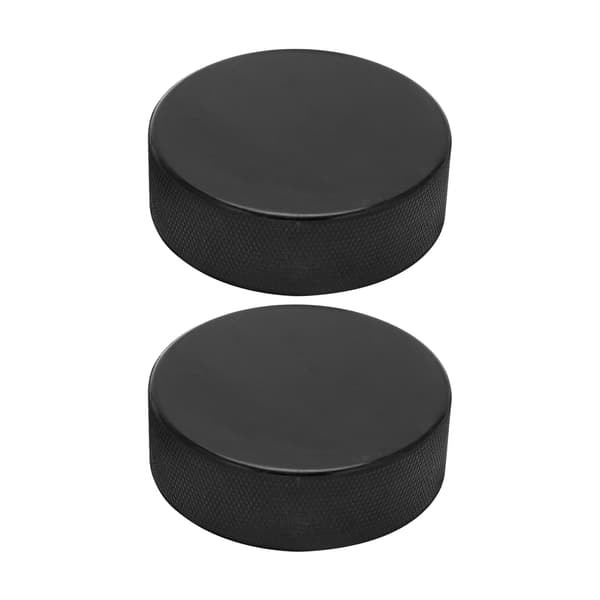Offisiell størrelse solid gummi ishockeypuck for trening og øvelse BH-25