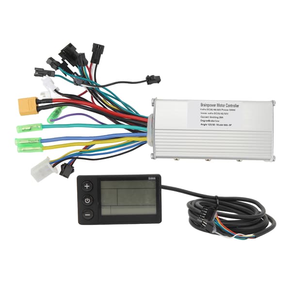 Elcykel Controller Sæt 36V 48V 60V 500W 28A med LCD Panel 866 Konverteringssæt