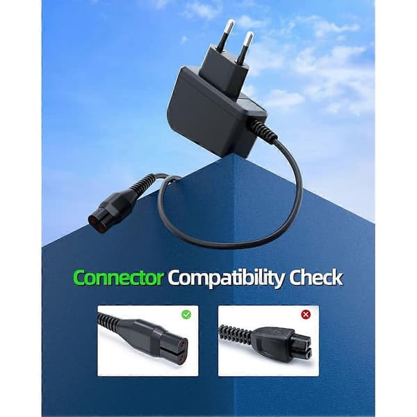Ladekabel/lader for Kärcher vindusvaskere, europeisk standardplugg