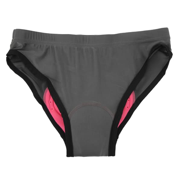 Dame sykkelshorts med 3D-polstring, hurtigtørkende, mørkegrå, XL