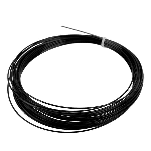 Professionell Hex Tennissträng, Slitstark, 12m/39.4ft, Svart Polyester
