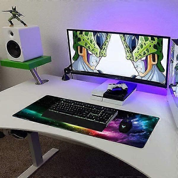 Gaming musematte, xxl stor musematte 900x400mm, datatastatur musematte, sklisikker musematte