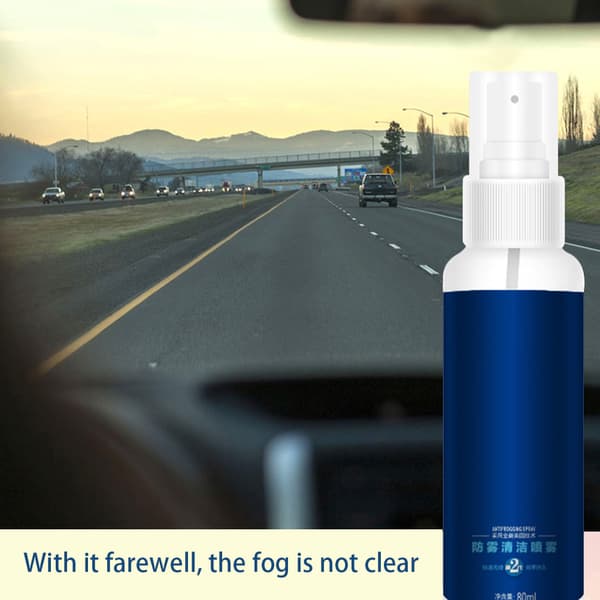 Antidugg-spray for briller, speil, linser, rengjøringsmiddel 80 ml