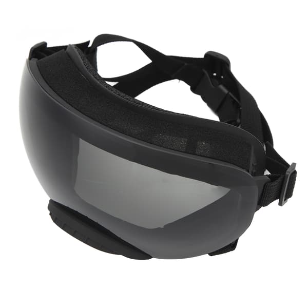 Store hundeglass, UV-beskyttelse, vindtett, med justerbar stropp, grå linser