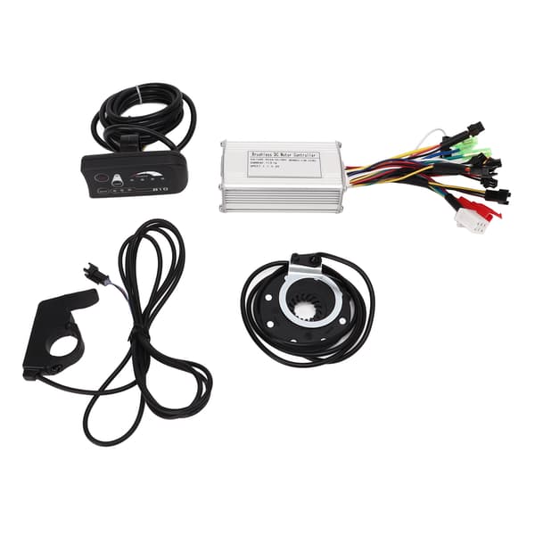 Elektrisk sykkelkonverteringskontrollersett, 3 moduser, sinusbølge, med assistansesensor og LED-panel S810