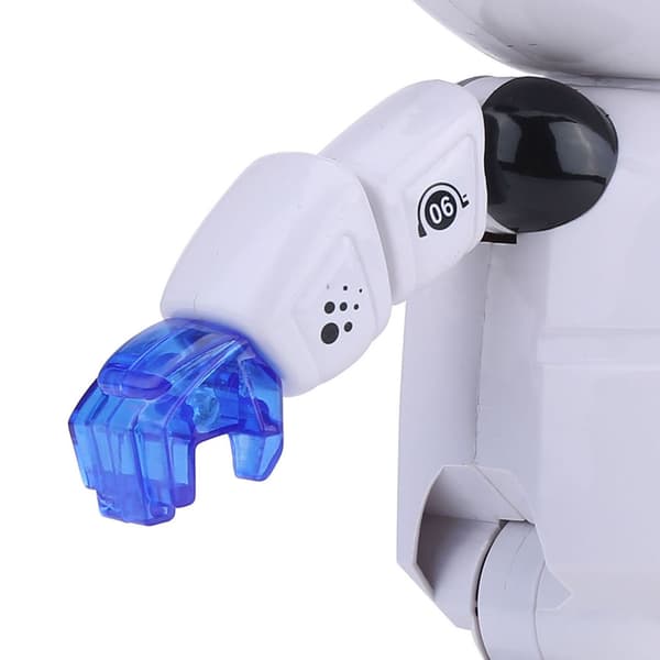 Dansande Humanoid Robotleksak med 360° Roterande Ljus - Present till Barn