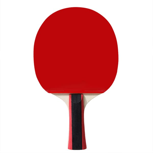 Bordtennisset för 2 spelare: 2 racketar, 3 bollar och skyddsväska