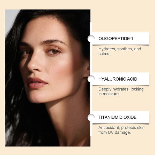 Glow Foundation, fugtgivende formel og medium dækning, vandfast, langtidsholdbar, letvægts flydende