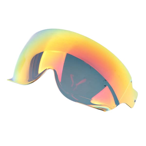 PC motorcykelhjelmlinse med UV- og solbeskyttelse til JO EX ZERO CJ 3 Revo Dark Tea Red