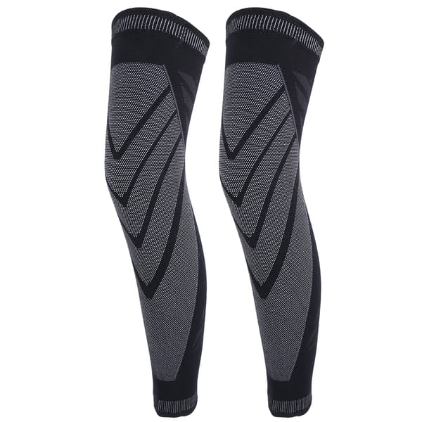 2 st sommar knäskydd tunna vävda nylon flexibla långärmade sportskydd XL