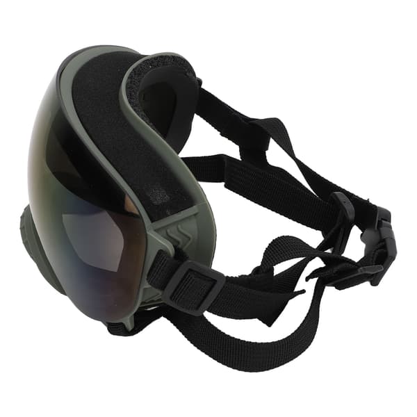Anti-Fog UV-skydd Hundsolglasögon, Bekväma, Justerbara, Lövram, Blå Lins