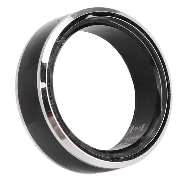 Smart sundhedsring med opladningsetui, søvntracker, kropstemperaturmåler, fitnesstracker, vandtæt, størrelse 8