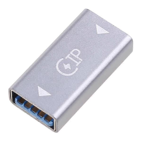 8-nastainen Lightning naaras-USB 3.0 naaraslataussovitinkaapeli, tukee pikalatausta.