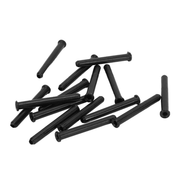 15 st/set strängskyddsrör för tennisracket nylon 4,0x35 mm strängverktyg
