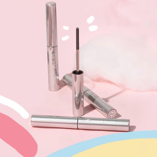 gogotales Blooming Eye Mascara 3g med fin borste, vattentät, fixerande, långvarig