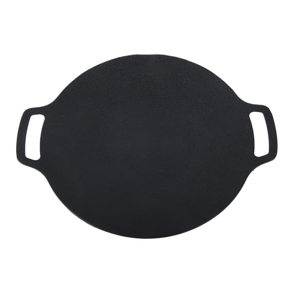 Koreansk grillpande 30 cm non-stick medicinsk sten til camping, bærbar gasovn