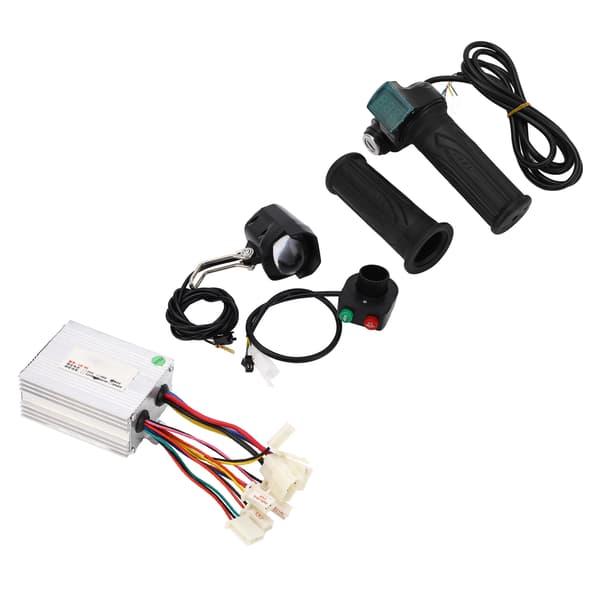 Elektrisk sykkel gassregulatorsett 48V 500W med frontlys og stabilt styre