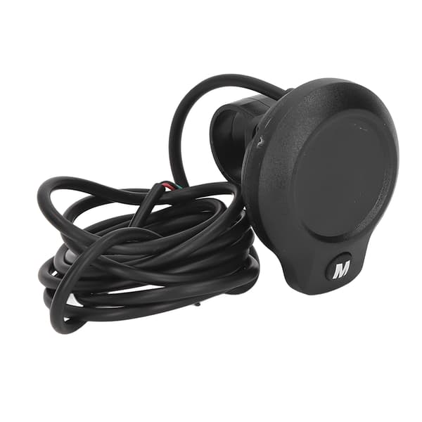 Rund 3-tråds LCD-display för elcykel/scooter, ABS, med datamätare (hastighet, effekt).