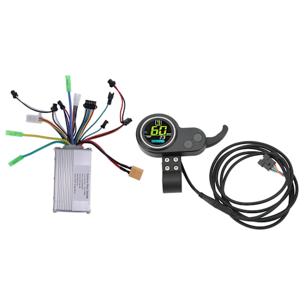350W El-scooter Controller Kit med LCD-panel og Tommelfingergas til 48V 60V