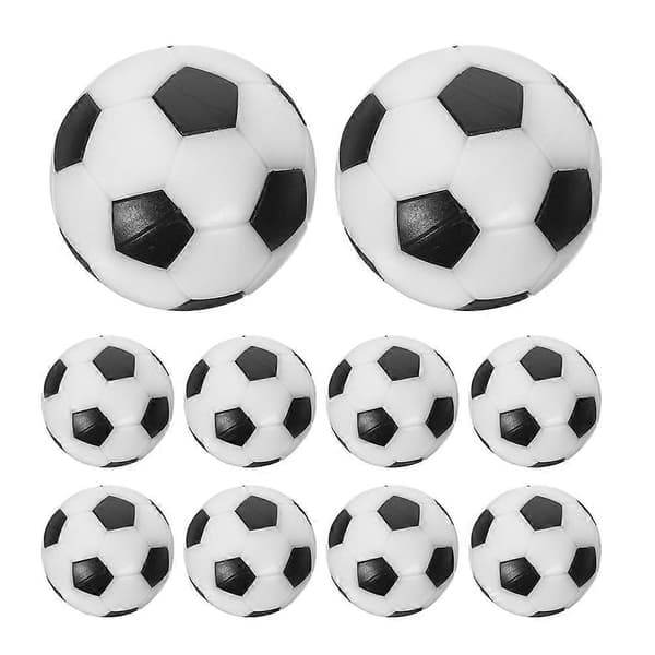 12-pak bordfodbold udskiftningsbolde, velegnet til bordfodbold og foosball spil.