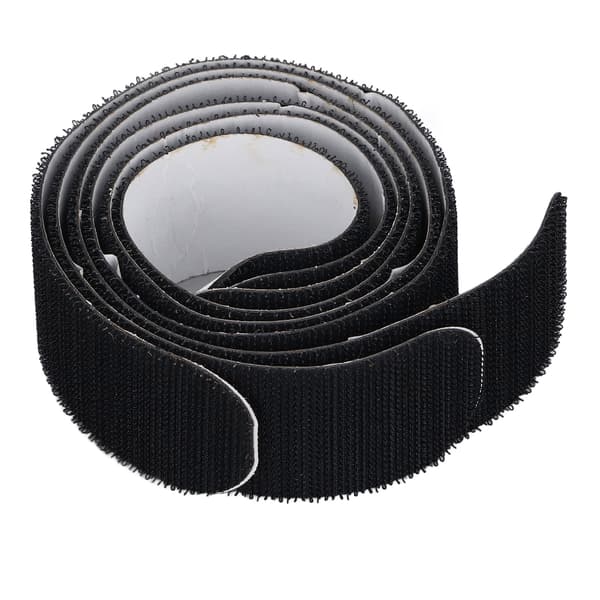 3 STK Tennisketcher Hovedbeskytter Tape 37mm Nylon Velcro til Boldopsamling Sort