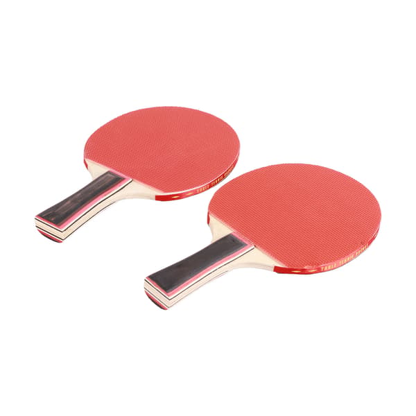Bordtennisbat sæt med 2 balsa bat, 2 ABS bolde og professionel bæretaske